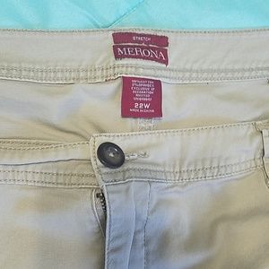 Merona Pants - Marina stretch cargo pants 22W Merona Pants - Marina stretch cargo pants 22W